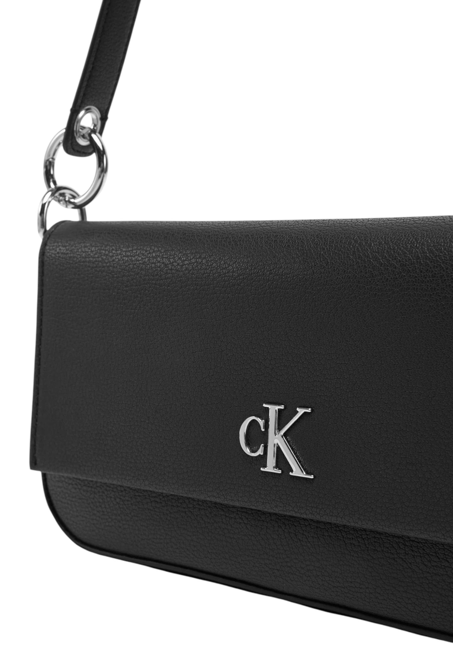 Calvin Klein - Black Minimal Monogram Shoulder Pouch