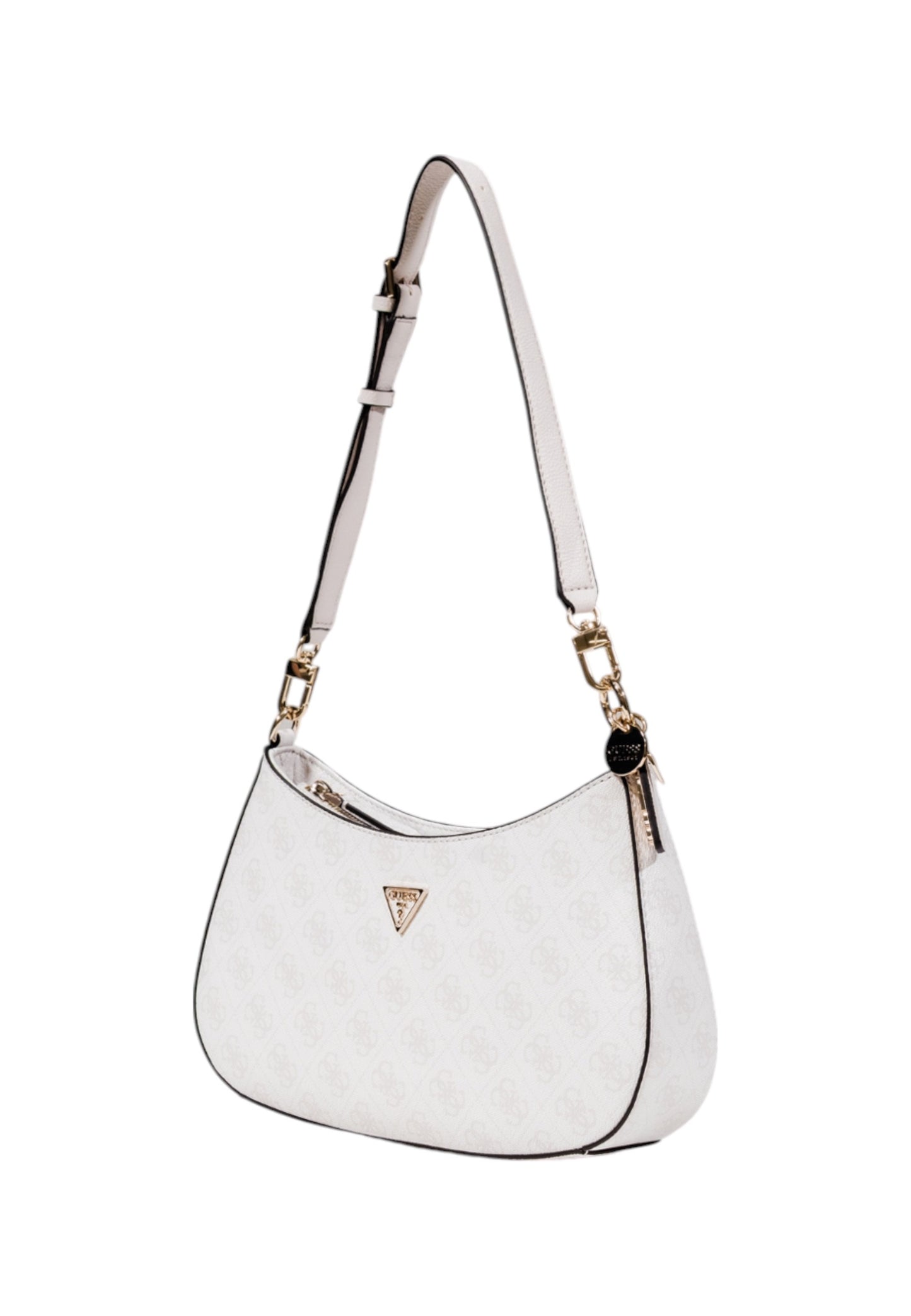 Guess - Noelle White Shoulder Bag Logo 4G