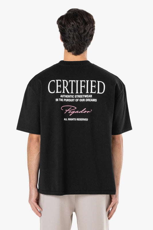 Carillo Oversized Tee Washed Black