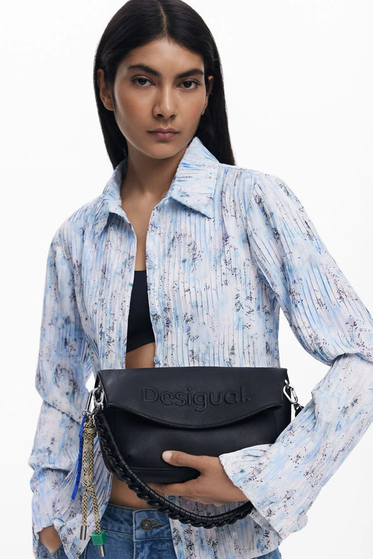 Desigual - Black Rabat Logo 3D Shoulder Bag