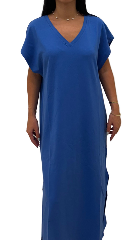 B.young - Blue V-neck Dress