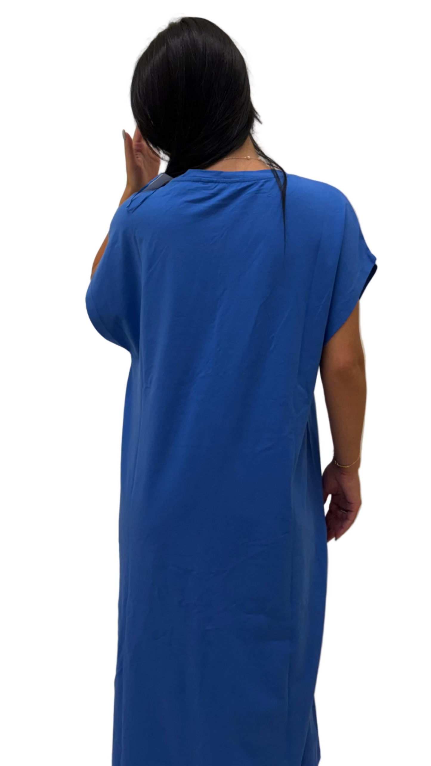 B.young - Blue V-neck Dress