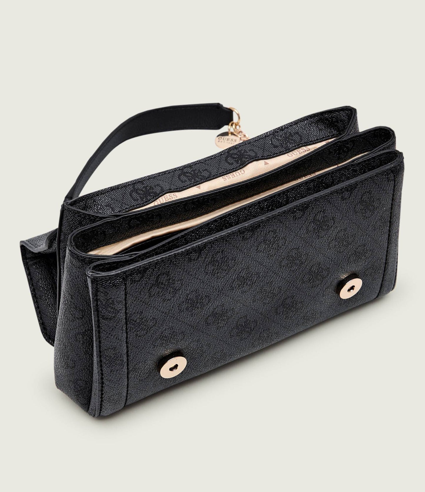 Guess - Noelle Grey Monogram Shoulder Bag