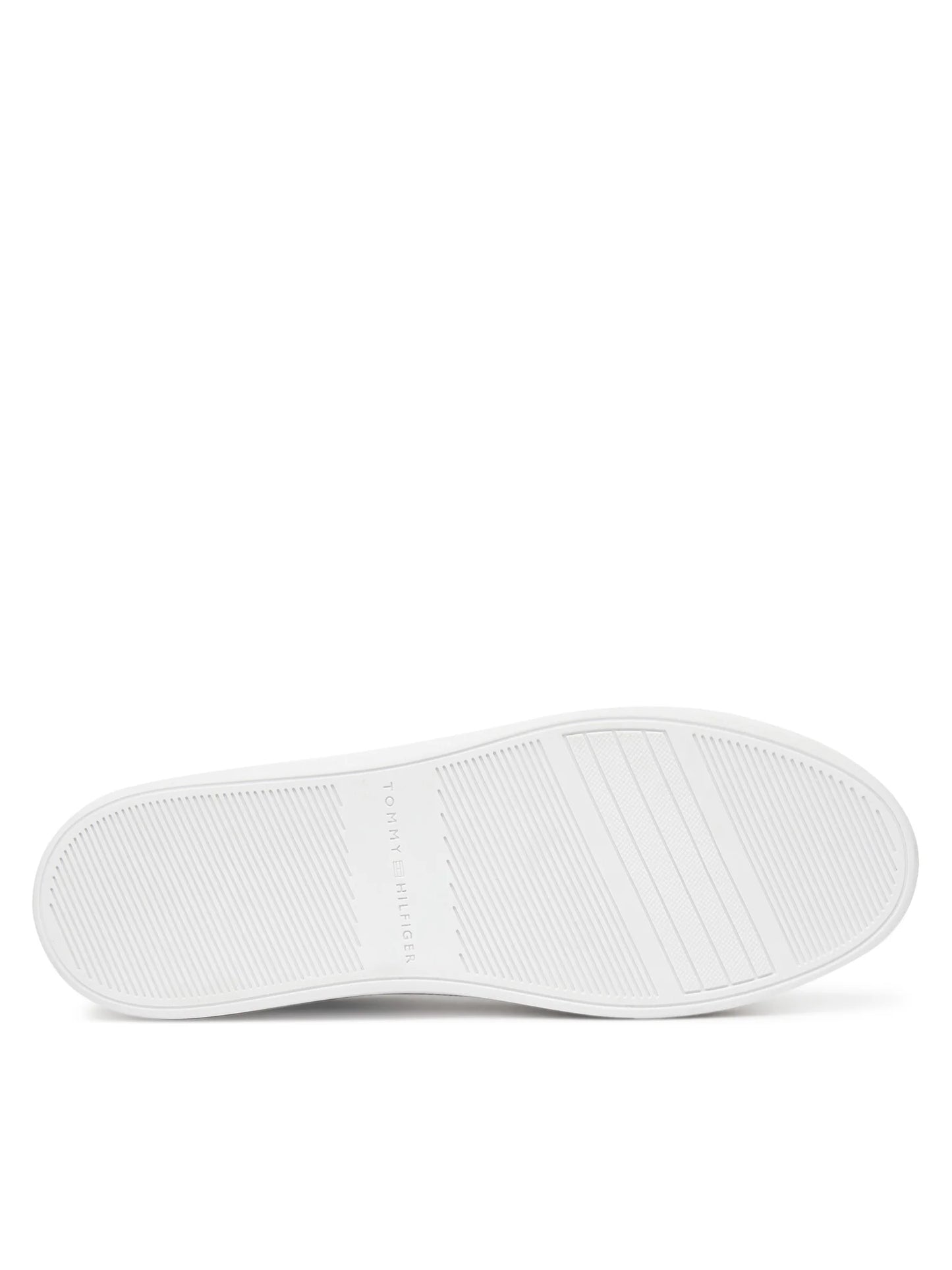 Tommy Hilfiger - Leather Metallic Platform Court Trainers Women