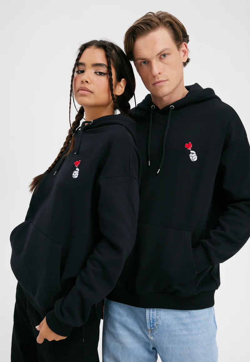 YOURTURN - UNISEX Black Hoodie