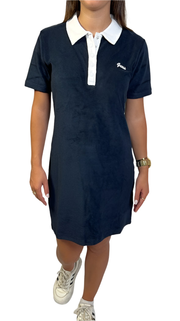 Guess Jeans - White and Blue Dress