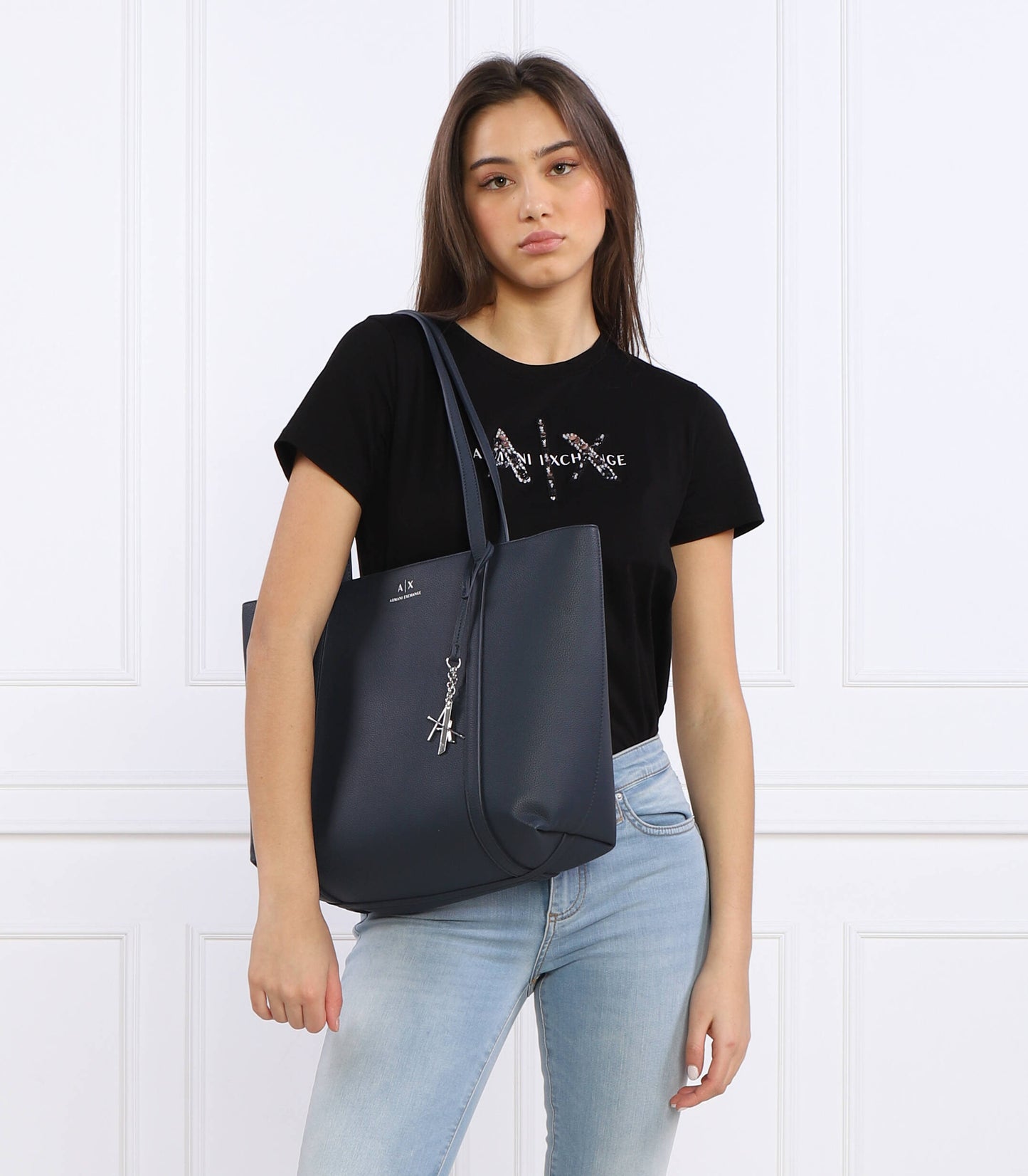 Armani Exchange - Blue Sylvie Cabas Bag