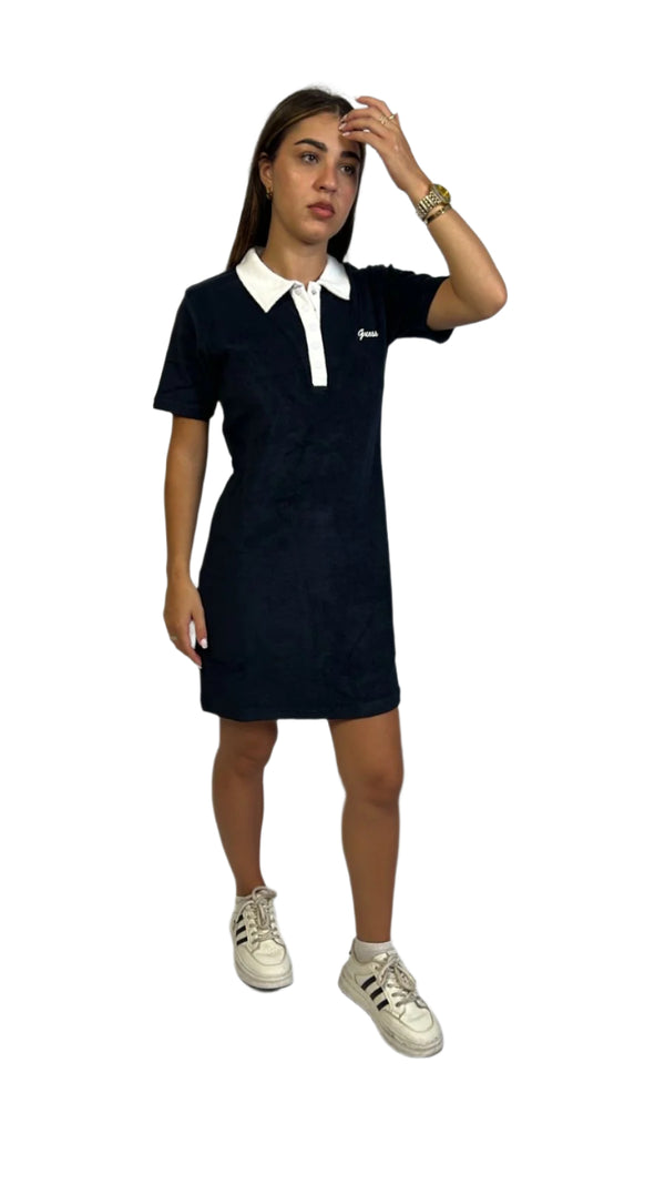 Guess Jeans - White and Blue Dress