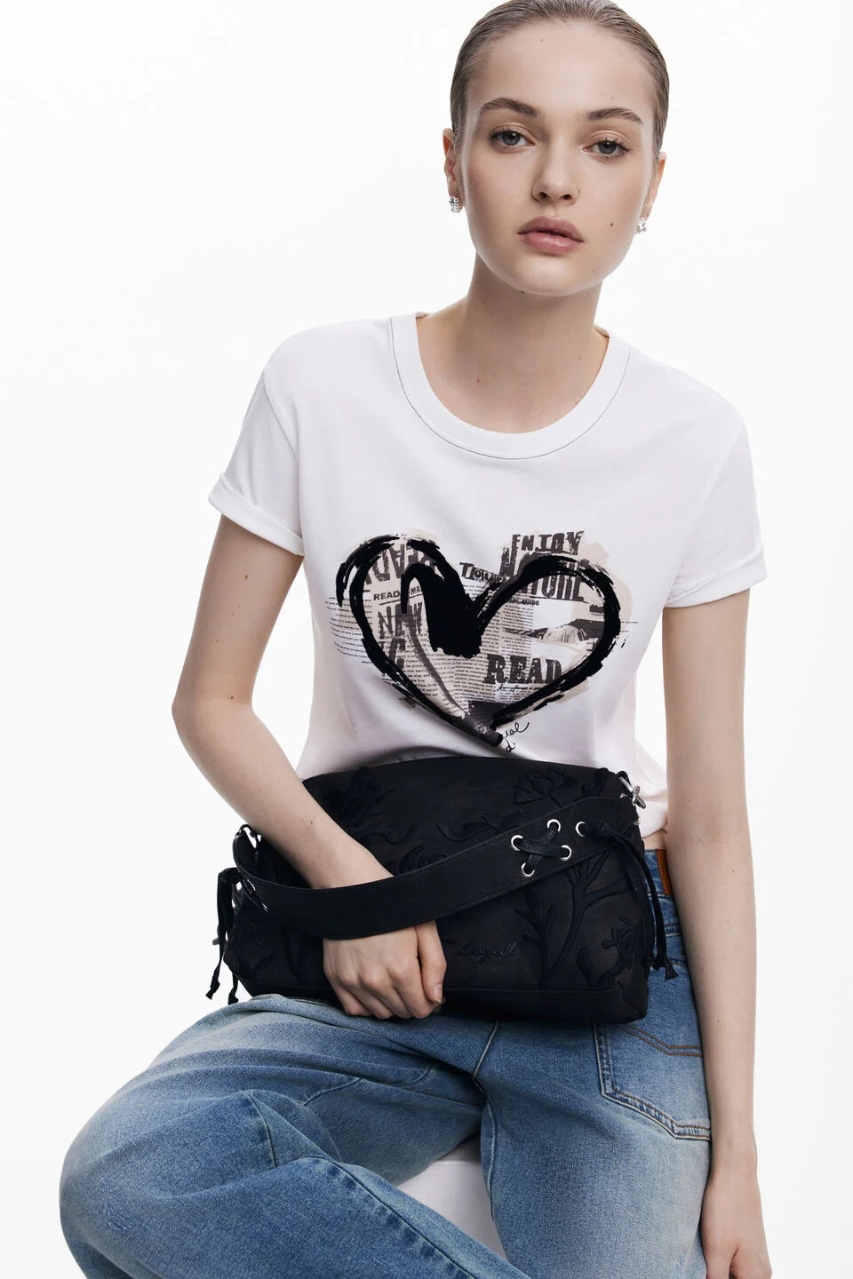 Desigual - Medium 3D Embossed Bag