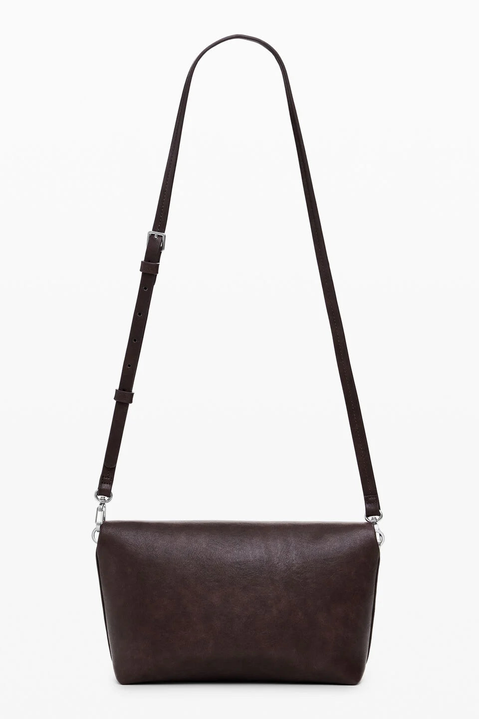 Desigual - Medium Faux Suede Bag with 3D Logo