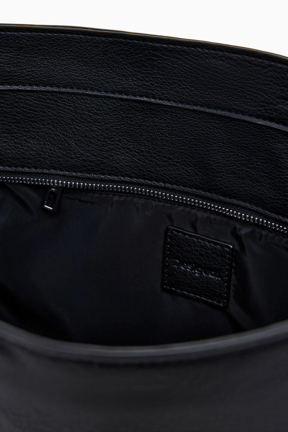 Desigual - Medium Embroidered Faux Leather Bag