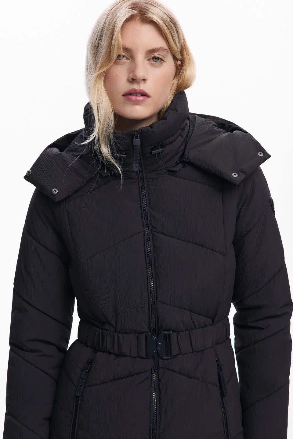 Desigual - Belted Padded Jacket