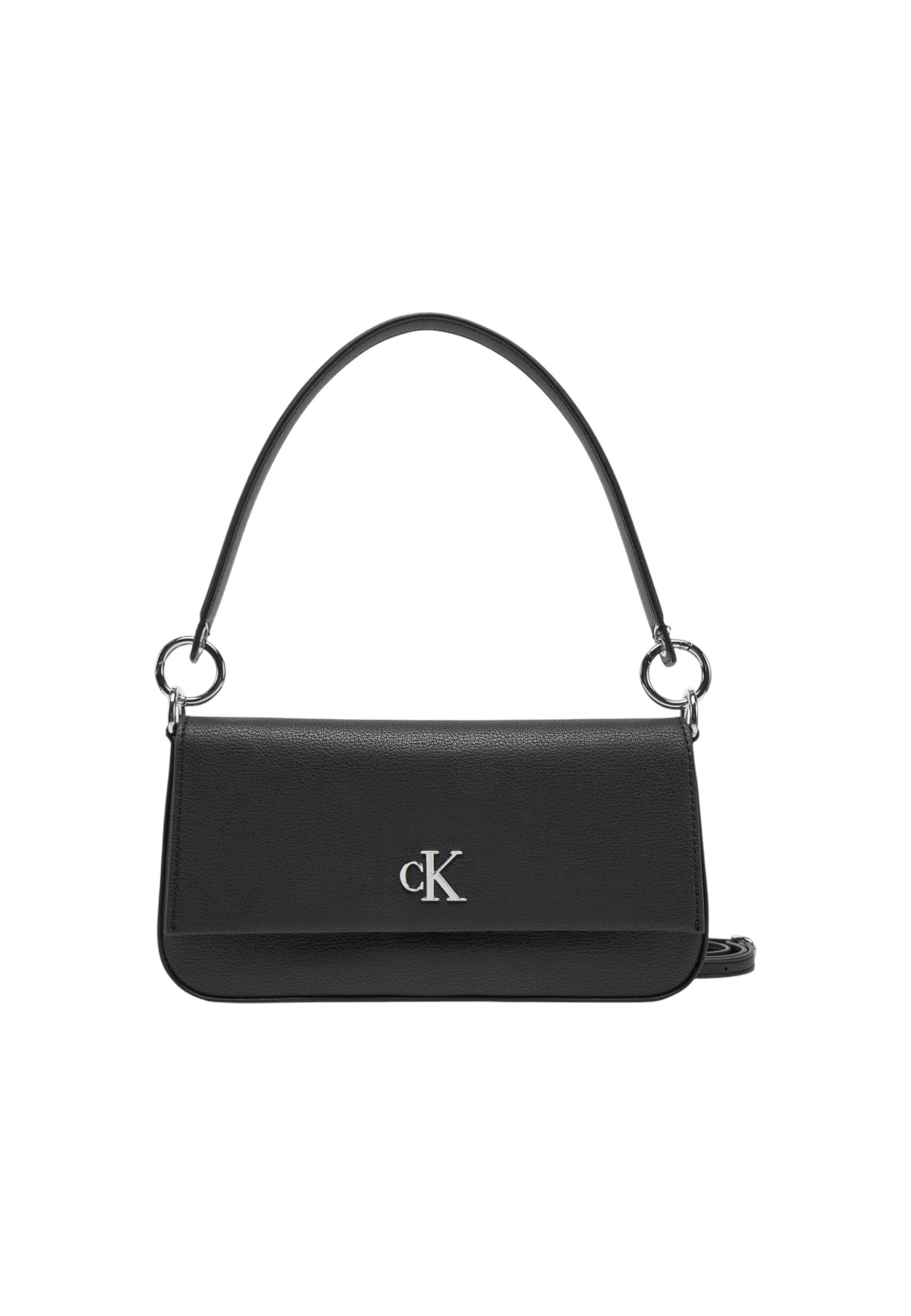 Calvin Klein - Black Minimal Monogram Shoulder Pouch