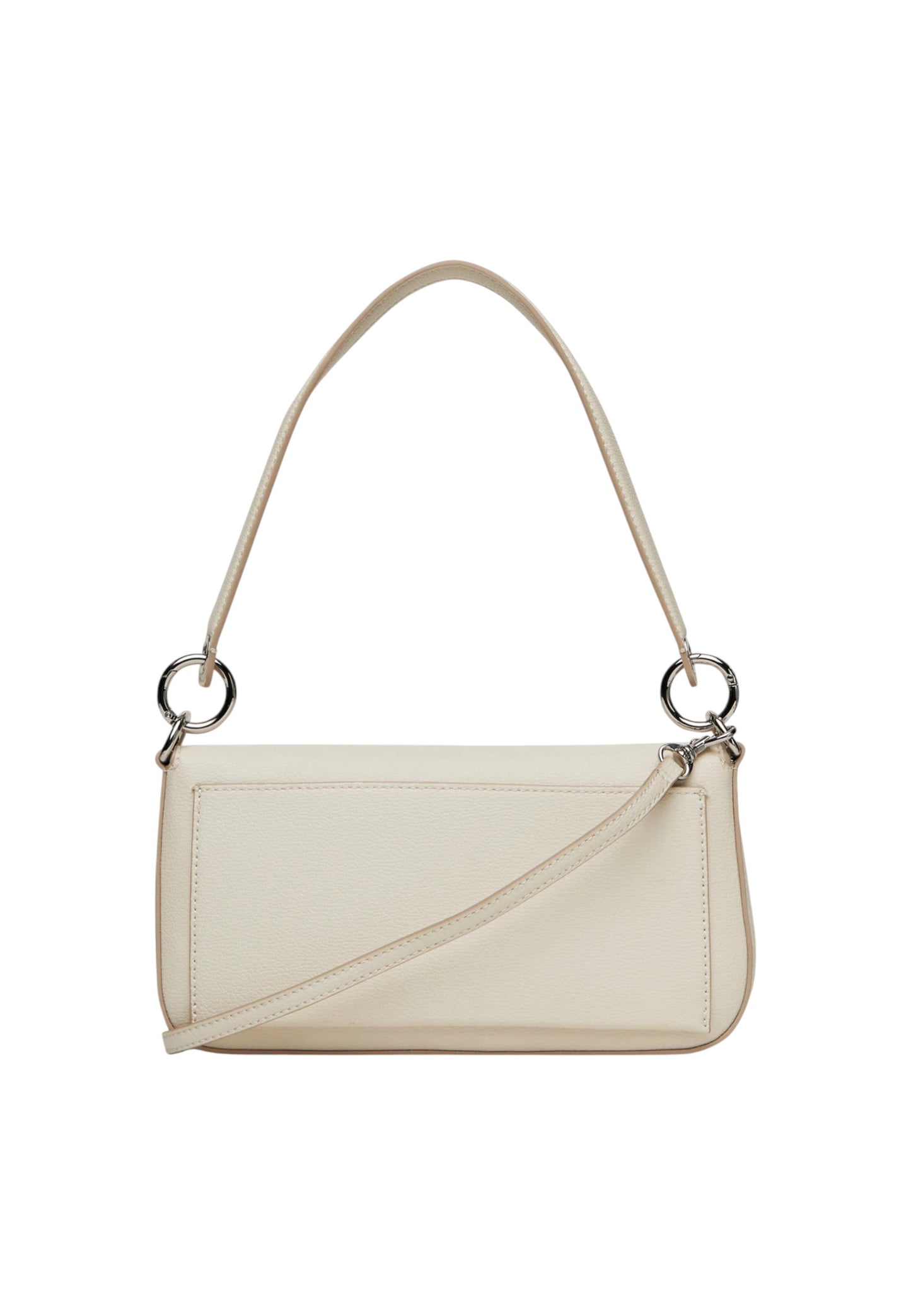 Calvin Klein - Beige Minimal Monogram Shoulder Pouch