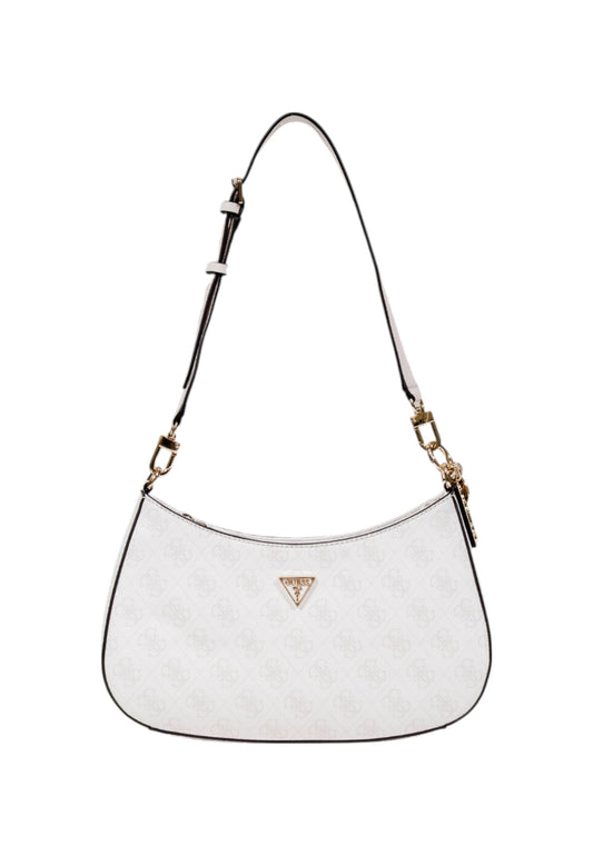 Guess - Noelle White Shoulder Bag Logo 4G
