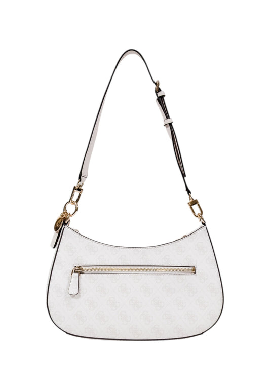 Guess - Noelle White Shoulder Bag Logo 4G