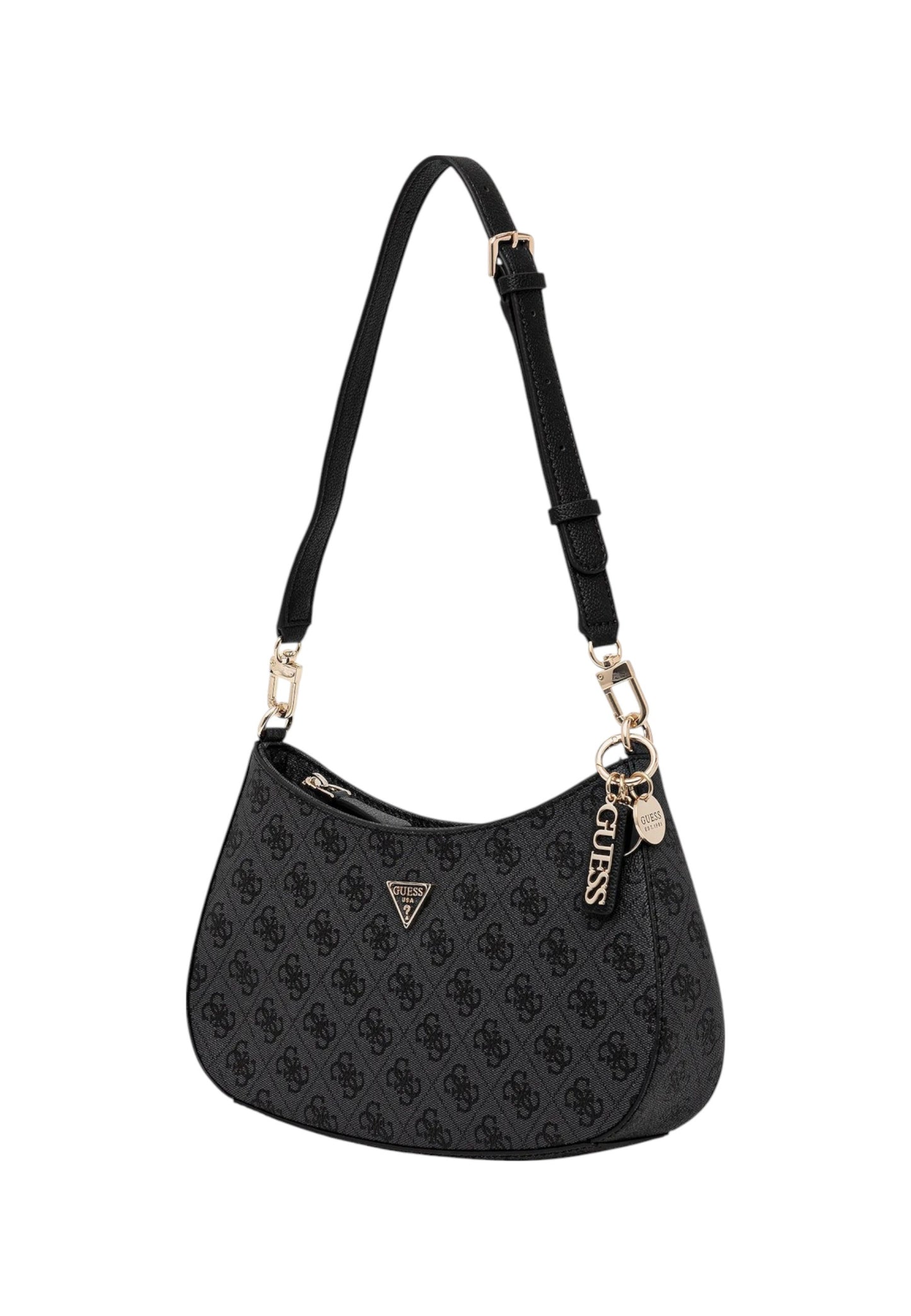 Guess - Noelle Black Shoulder Bag Logo 4G