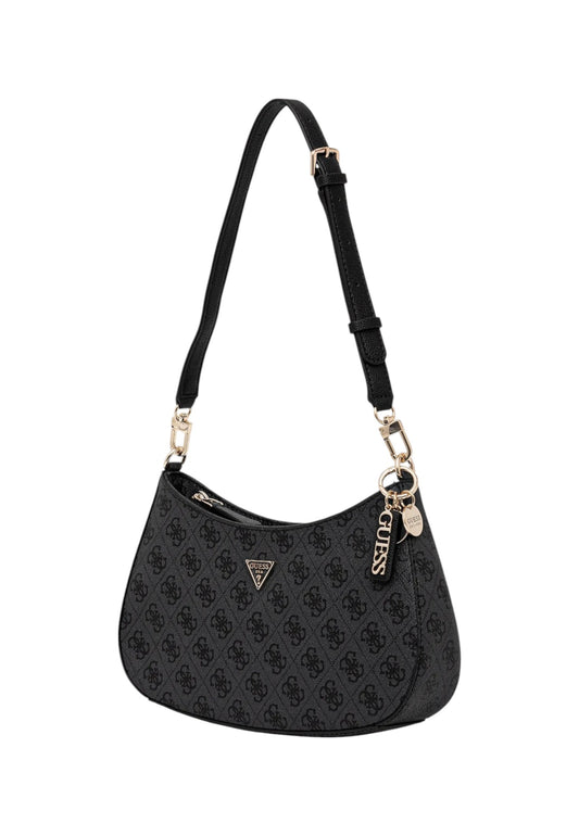 Guess - Noelle Black Shoulder Bag Logo 4G