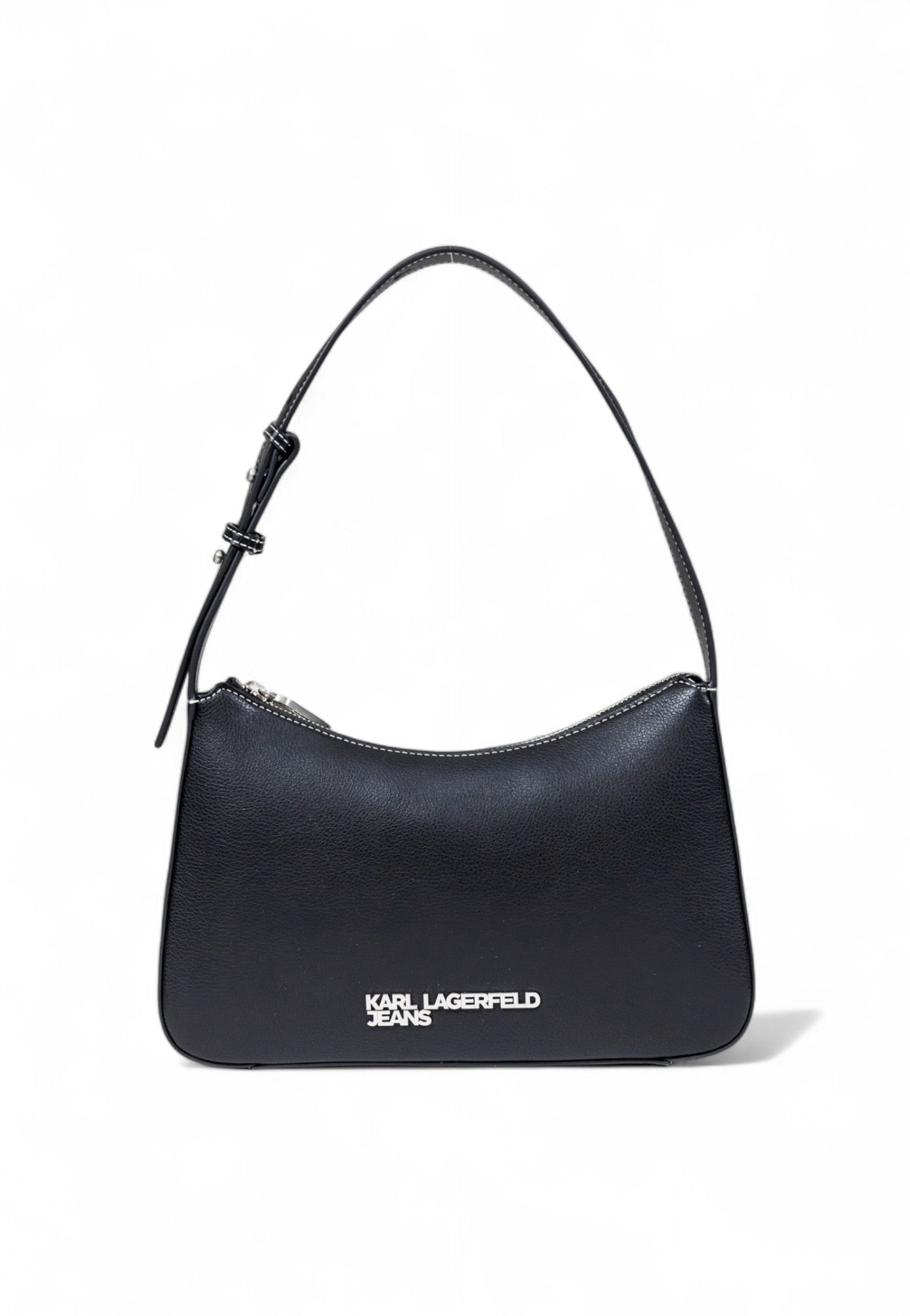 Karl Lagerfeld - KLJ Metal Logo Black Shoulder Bag