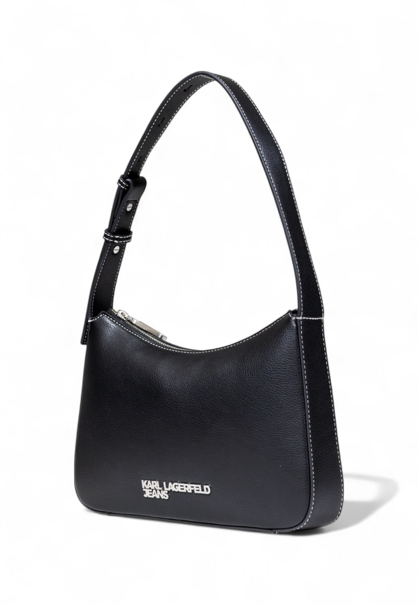 Karl Lagerfeld - KLJ Metal Logo Black Shoulder Bag