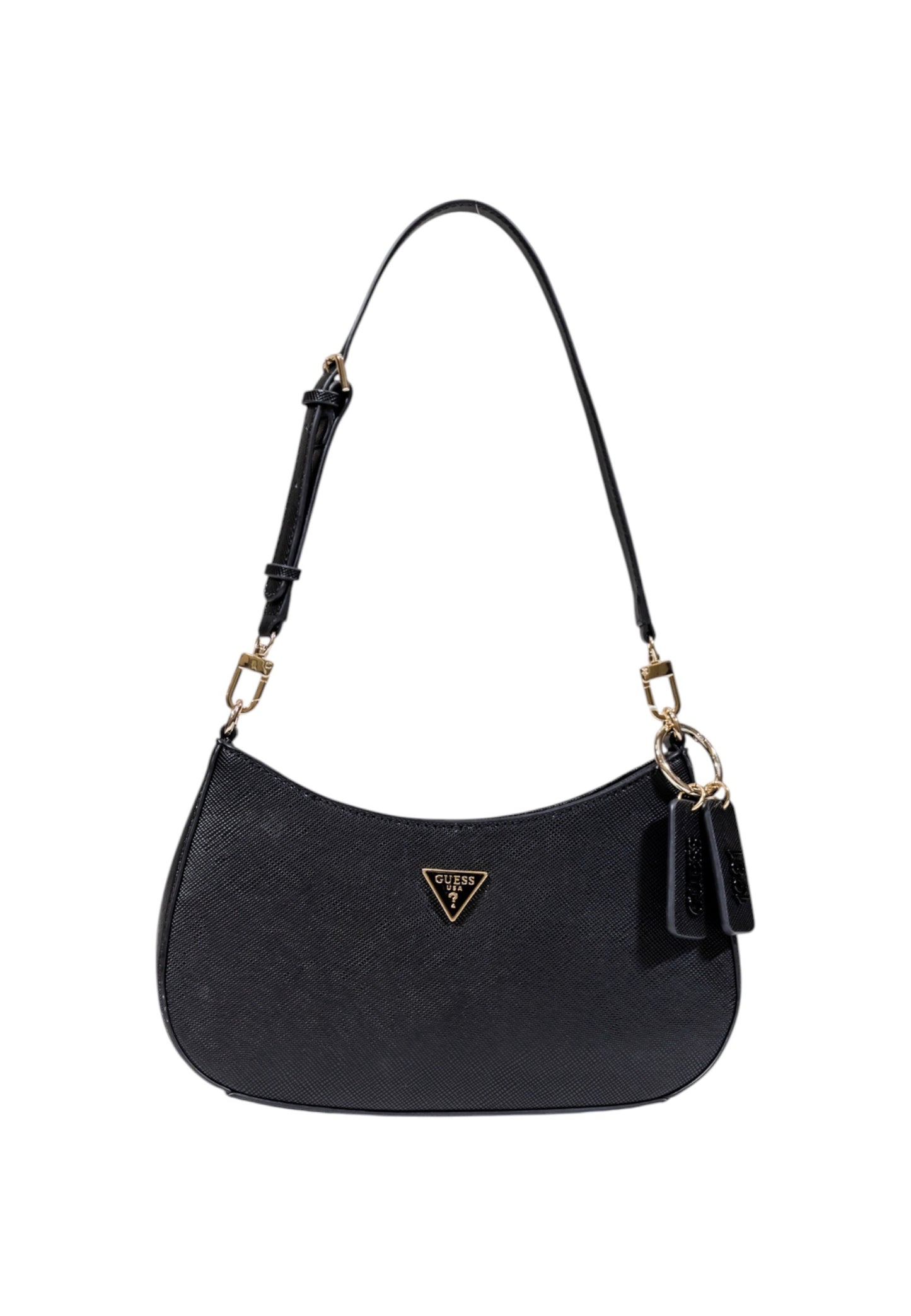 Guess - Noelle Saffiano Black Shoulder Bag
