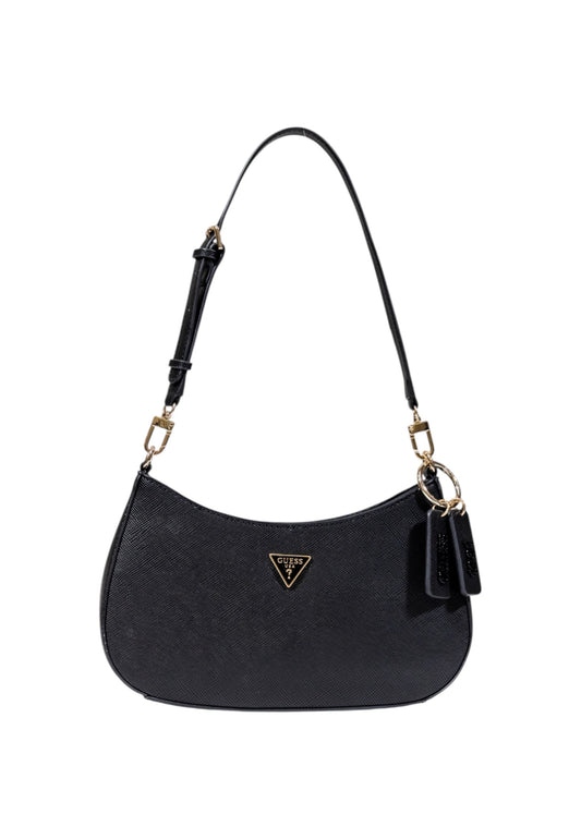 Guess - Noelle Saffiano Black Shoulder Bag
