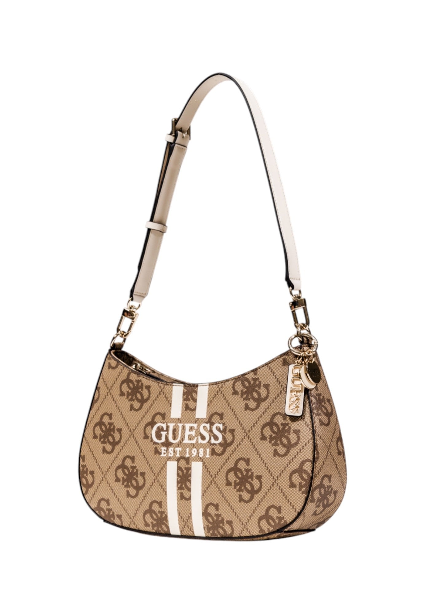 Guess - Noelle Beige Shoulder Bag