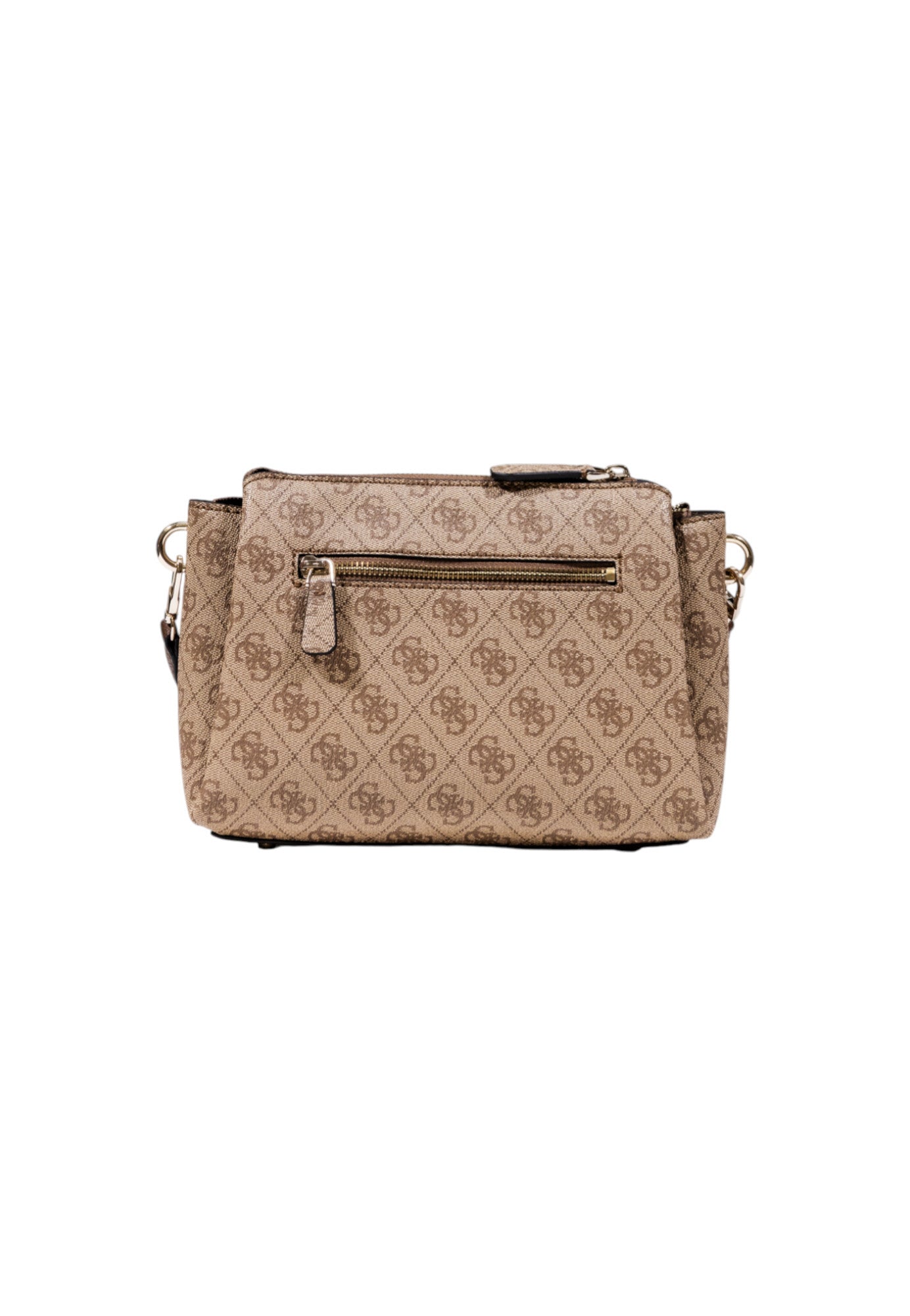 Guess - Beige Monogram Crossbody Bag