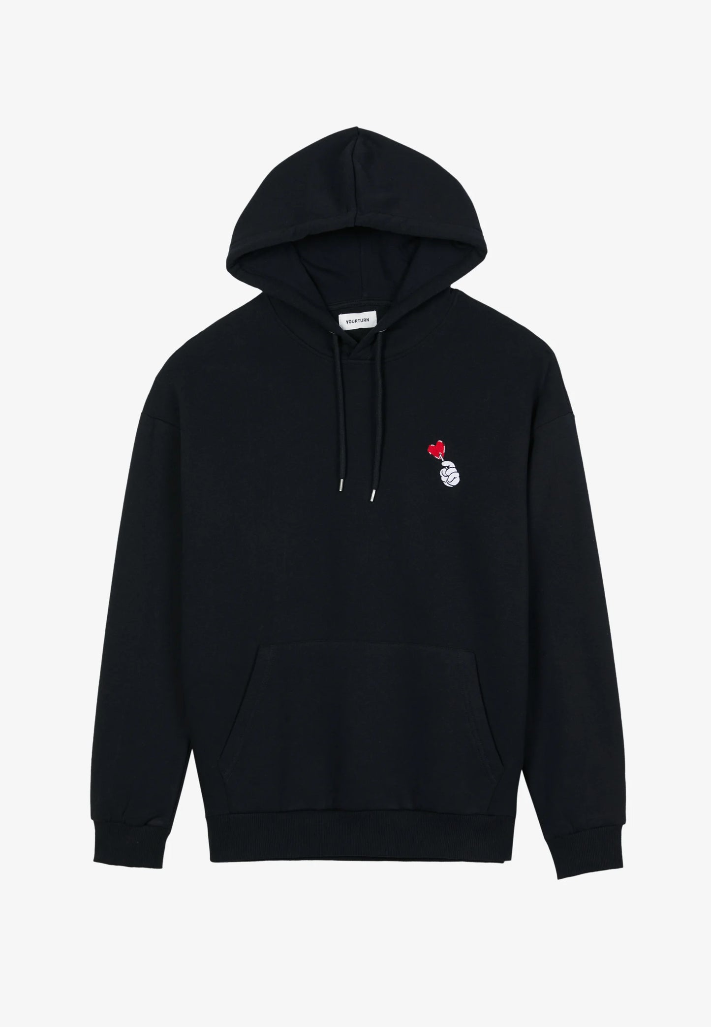 YOURTURN - UNISEX Black Hoodie