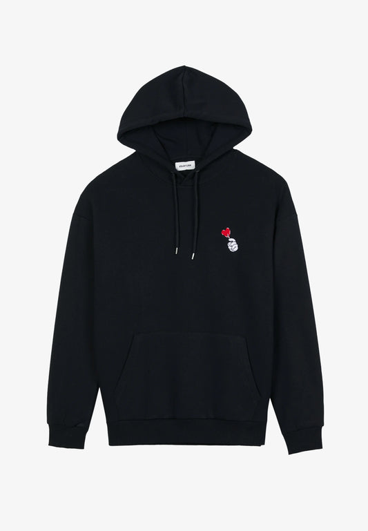 YOURTURN - UNISEX Black Hoodie