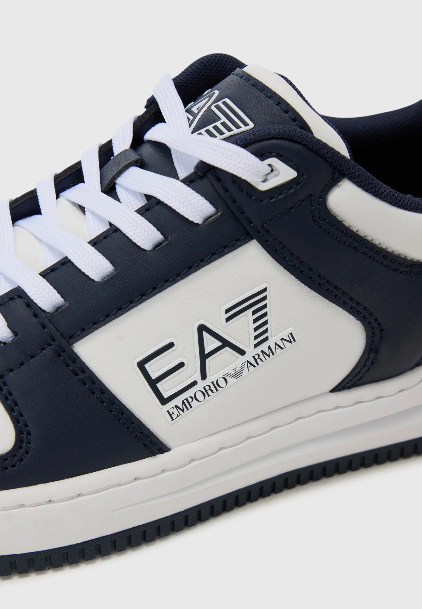 EA7 - Slasher White and Blue Sneakers Men