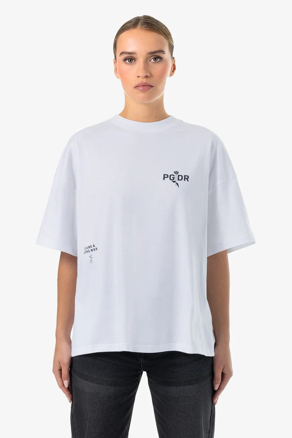 Ailis Oversized Tee White