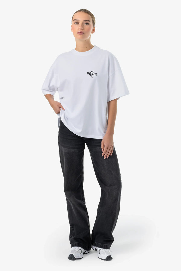 Ailis Oversized Tee White