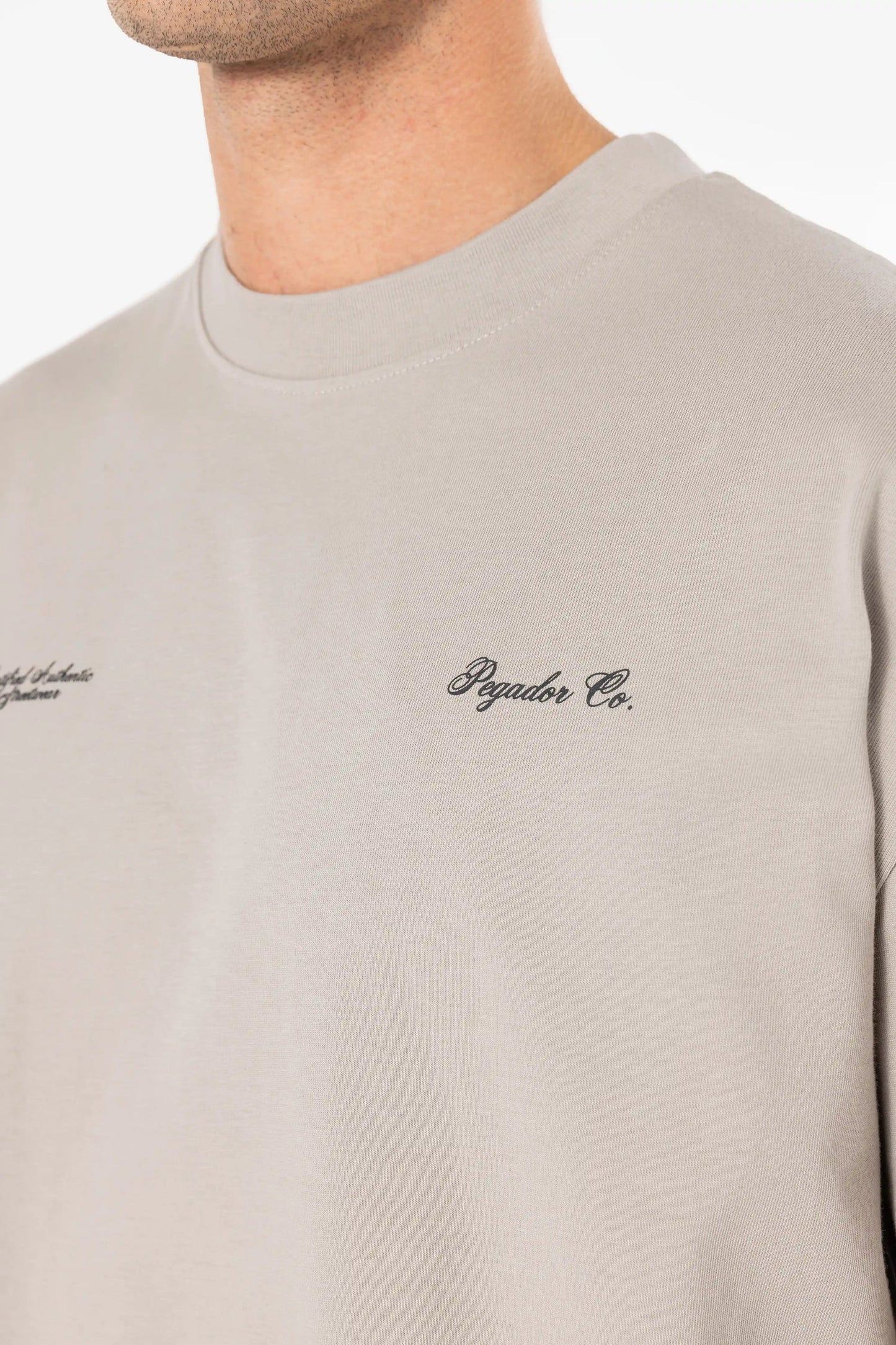 Brooke Oversized Tee Washed Dark Stone