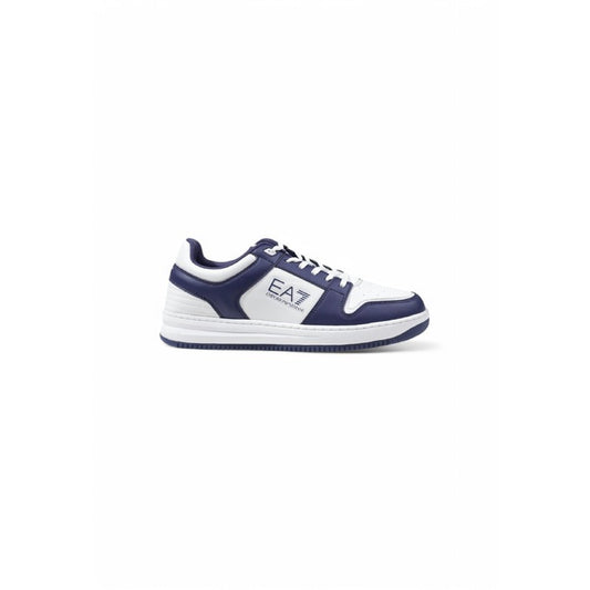 EA7 - White and Blue Sneakers Men