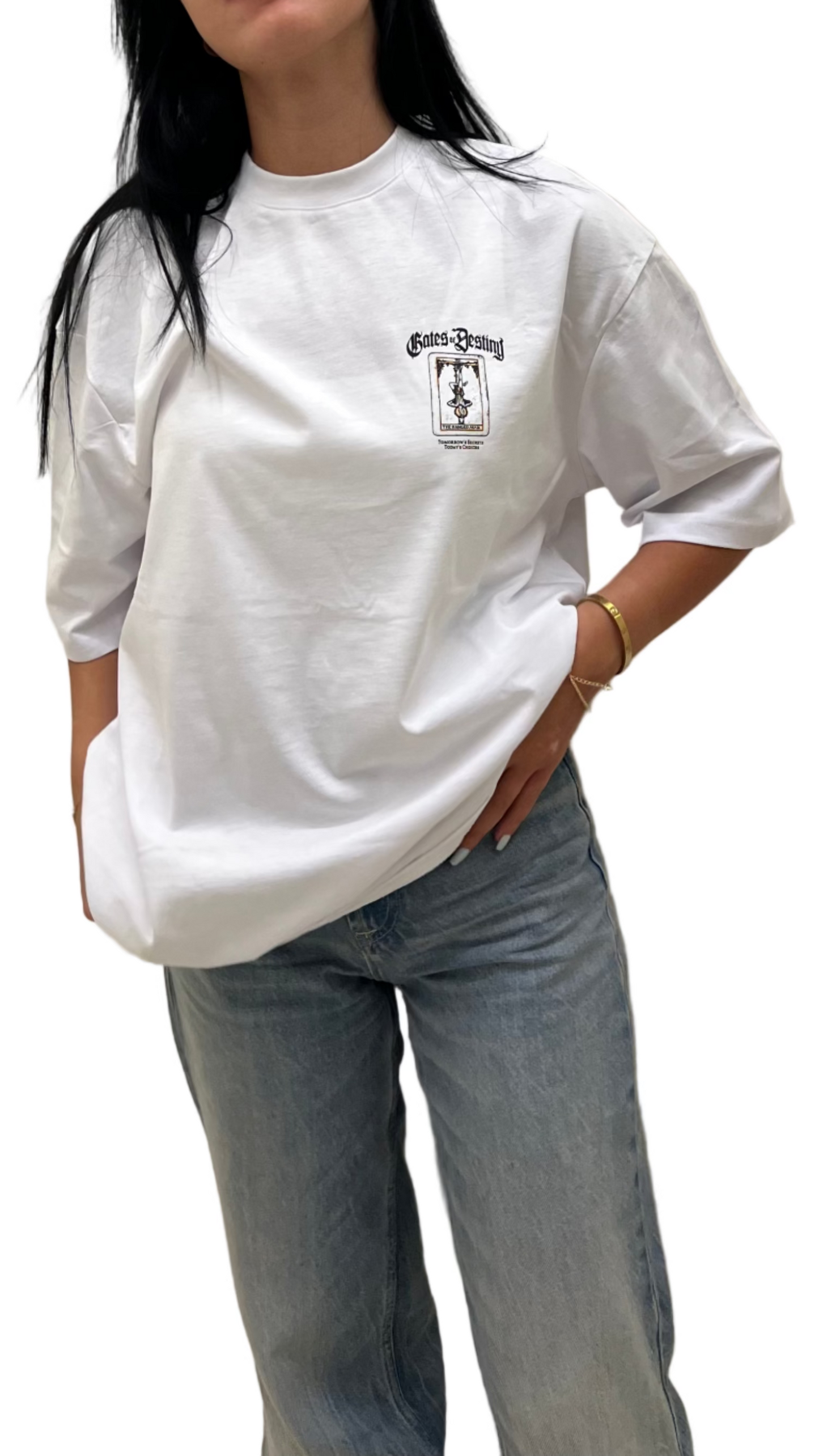 UNISEX - Gates of Destiny T-Shirt - White