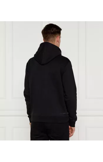 Karl Lagerfeld Signature Hoodie – Black & Gold