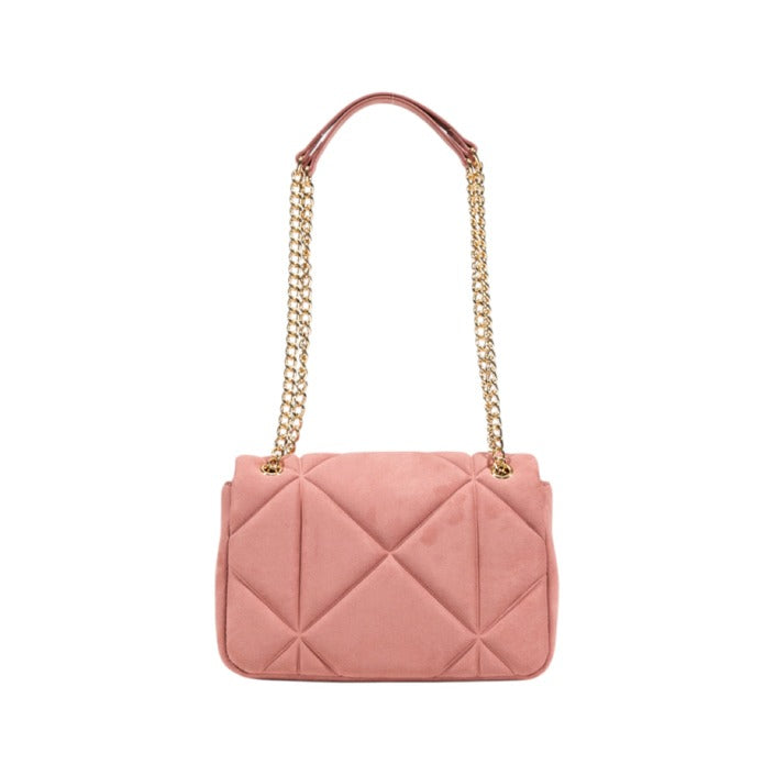 Love Moschino - Embossed Velour Bag Pink & Gold