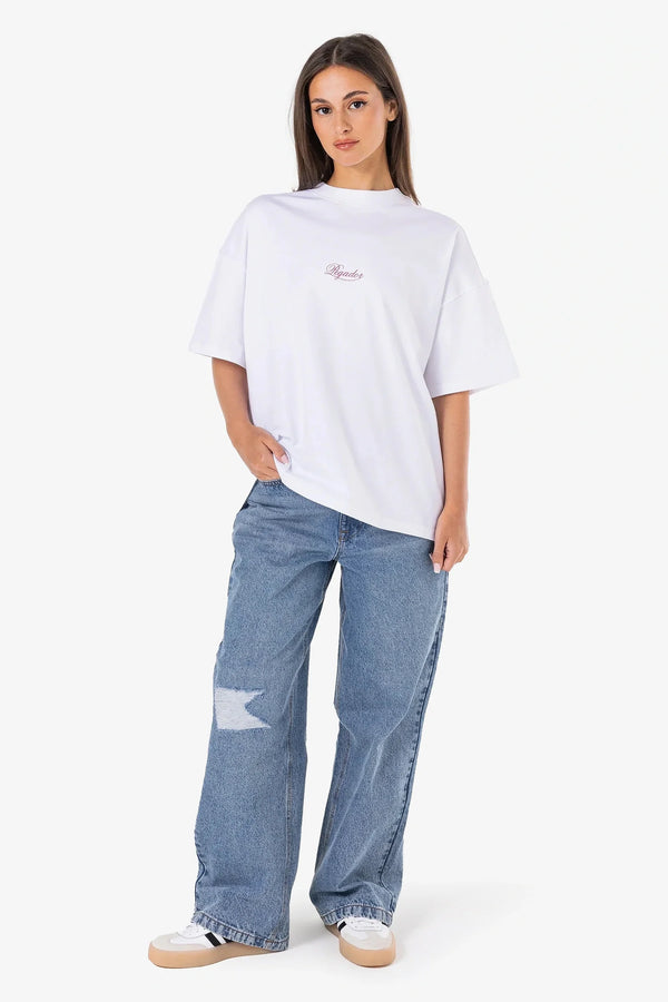 Tuni Oversized Tee White