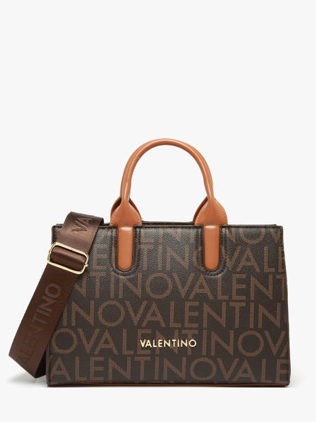 Valentino Bags - Pansy Brown Tote Bag