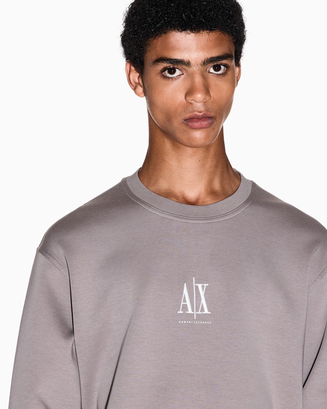 Armani Exchange - Crewneck Cotton Sweatshirt
