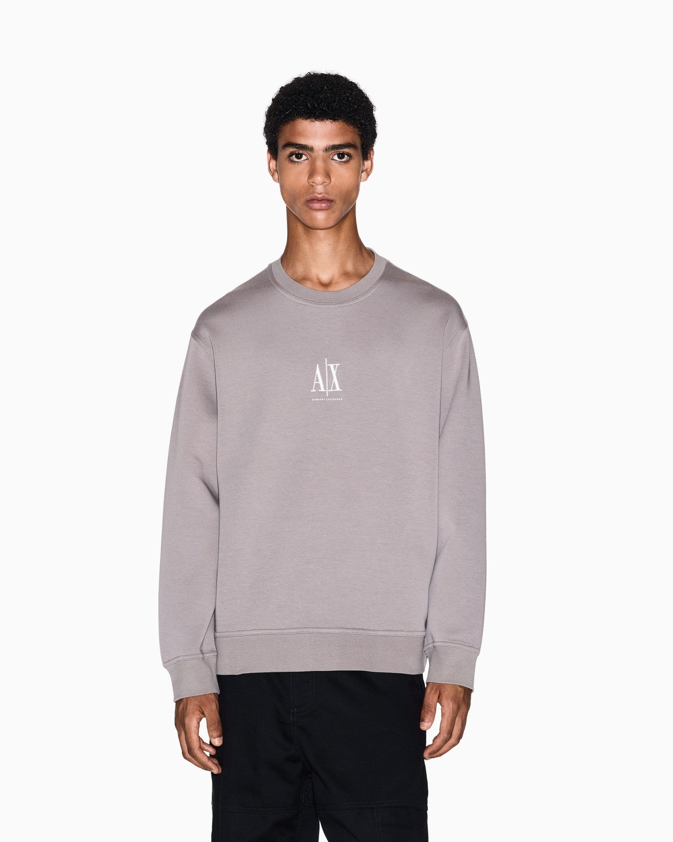 Armani Exchange - Crewneck Cotton Sweatshirt