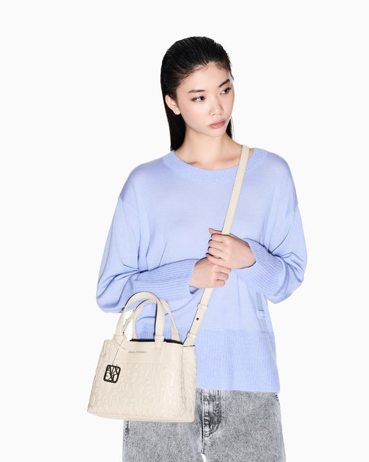 Armani Exchange - Logo Embossed Shoulder Bag