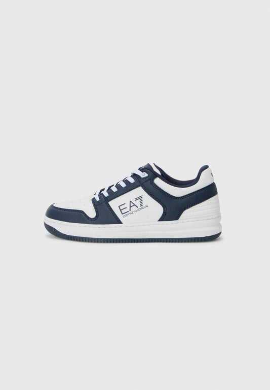 EA7 - Slasher White and Blue Sneakers Men