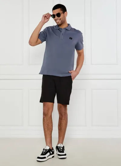 Calvin Klein - Black and White Leather Sneakers Men