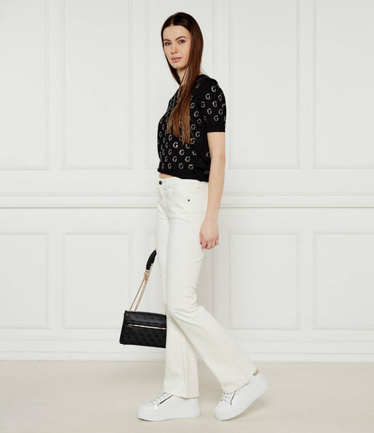 Guess - Ameria White & Gold Sneakers Women