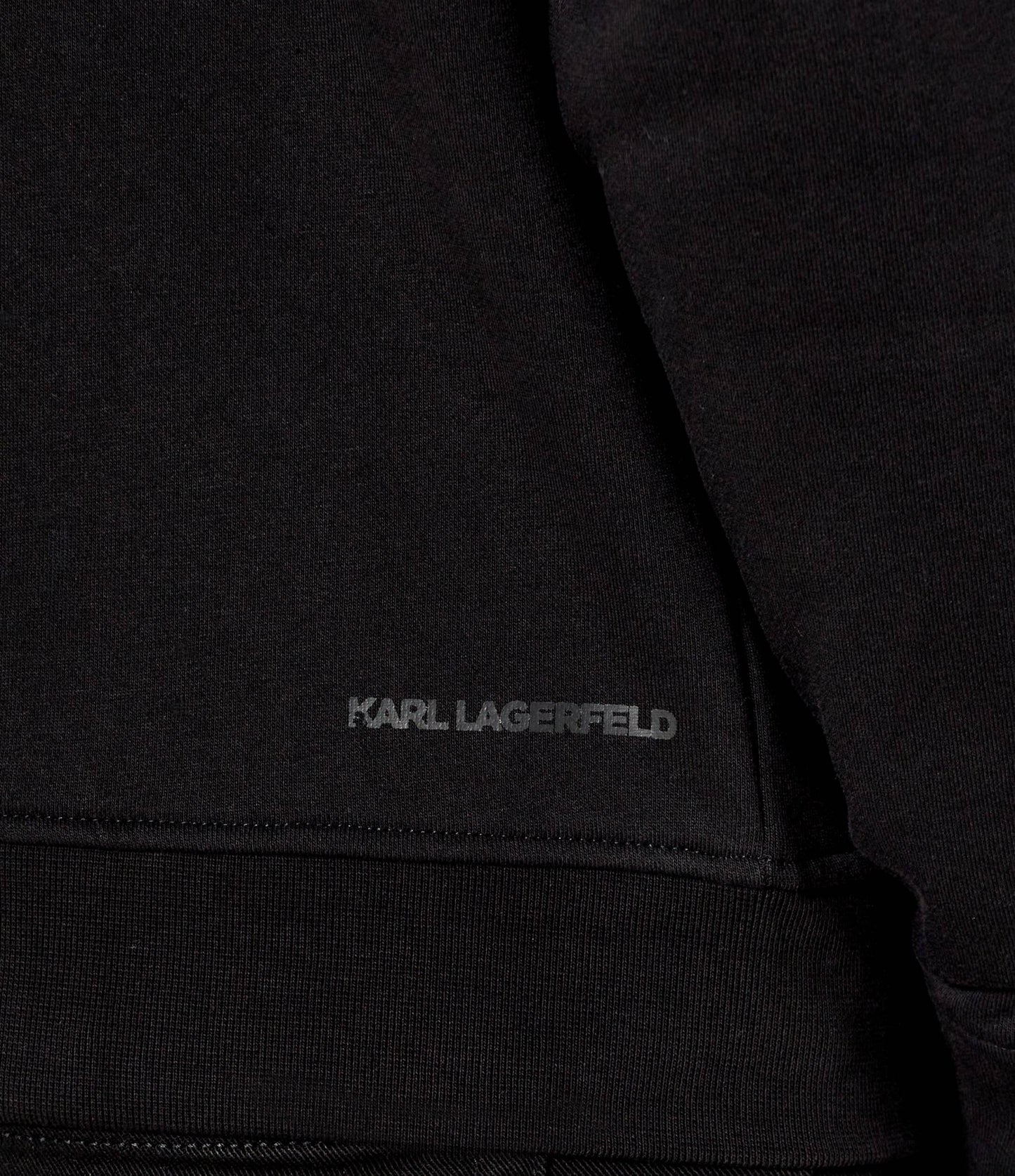 Karl Lagerfeld Signature Hoodie – Black & Gold
