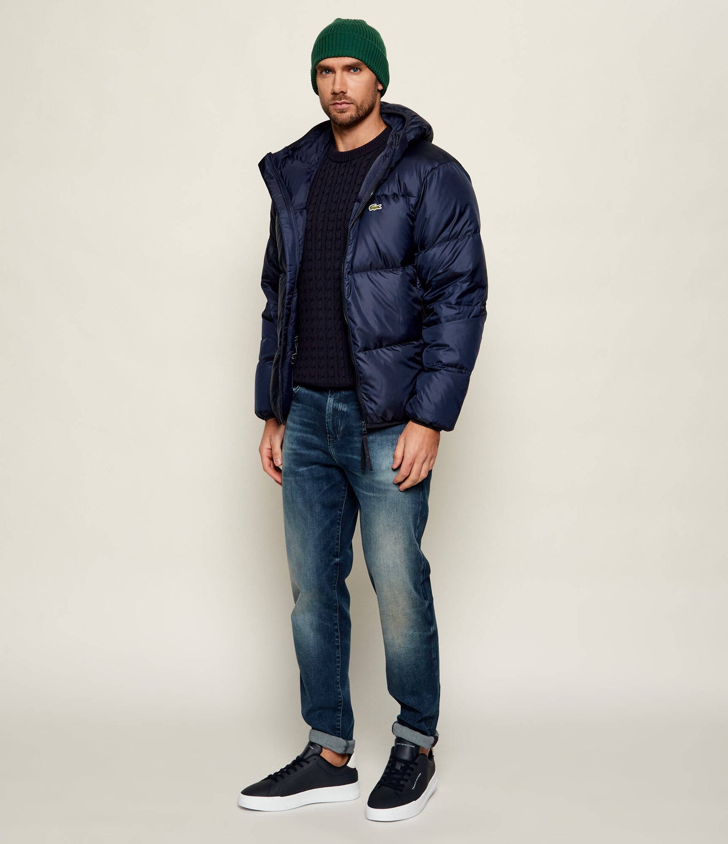 Tommy Hilfiger - Blue Leather sneakers Men