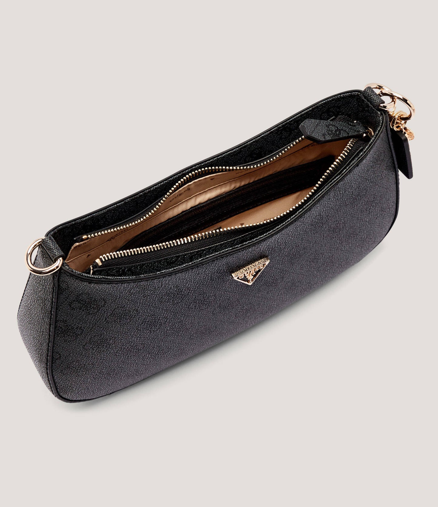 Guess - Noelle Black Shoulder Bag Logo 4G